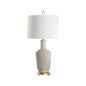 Emma Glazed Ceramic Made Table Lamp - LOOMLAN - Wildwood - Table Lamps