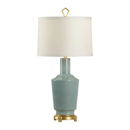 Emma Glazed Ceramic Made Table Lamp - LOOMLAN - Wildwood - Table Lamps