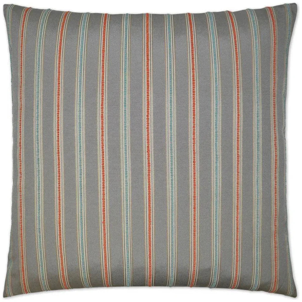 Emmaline Flint Grey Throw Pillow With Insert - LOOMLAN - D.V. Kap - Throw Pillows