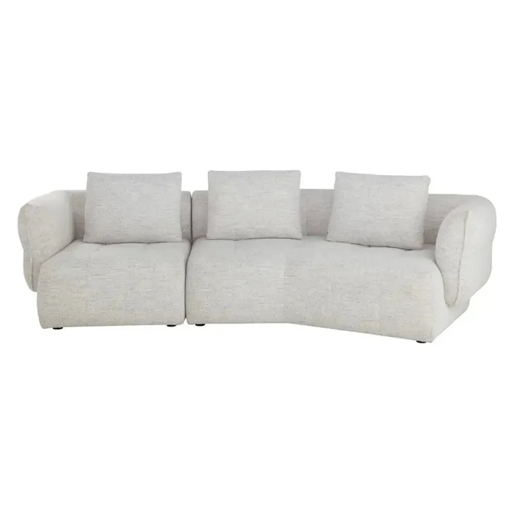 Emmeline Performance Fabric Unique Sofa - LOOMLAN - SUNPAN - Sofas & Loveseats