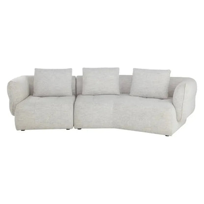 Emmeline Performance Fabric Unique Sofa - LOOMLAN - SUNPAN - Sofas & Loveseats