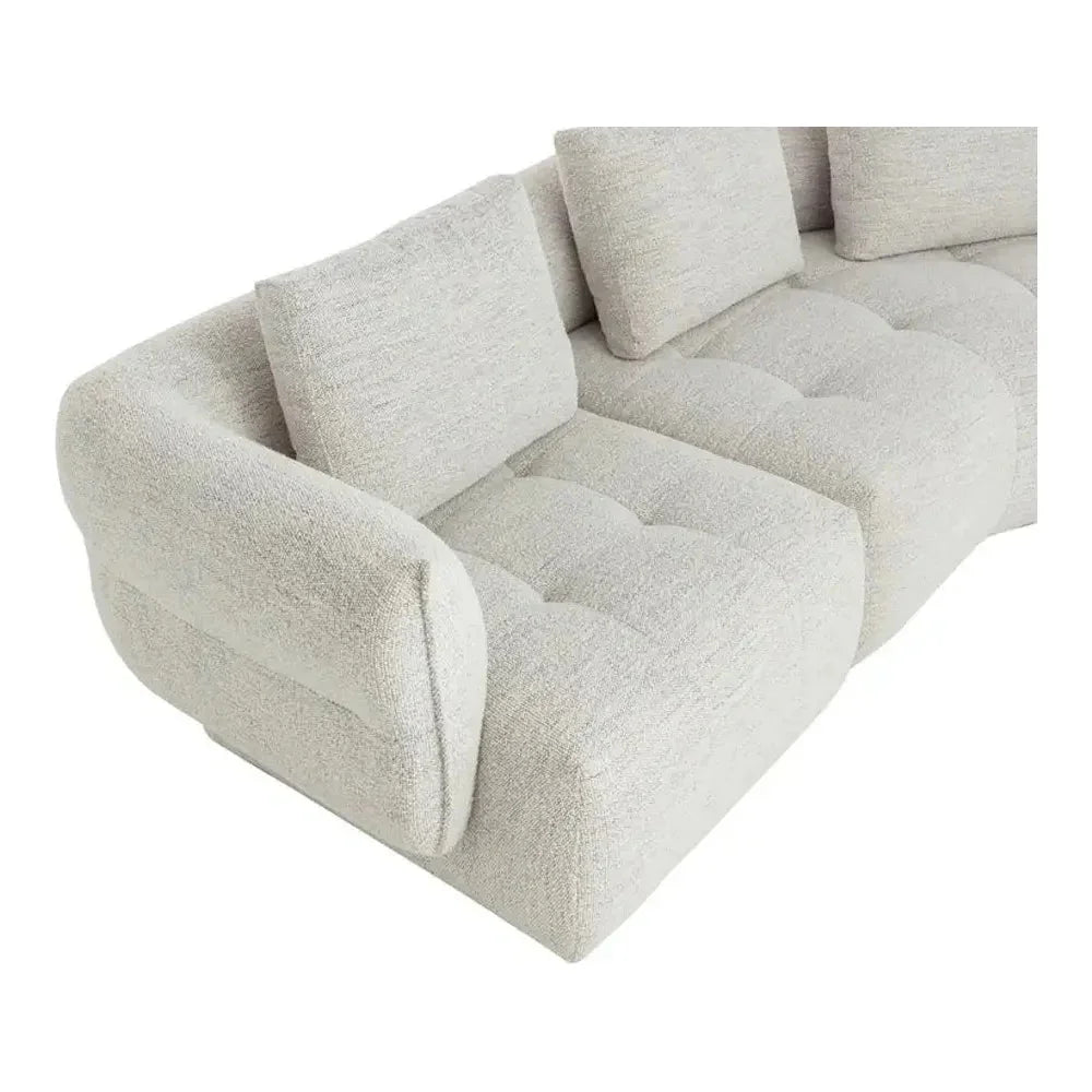 Emmeline Performance Fabric Unique Sofa - LOOMLAN - SUNPAN - Sofas & Loveseats