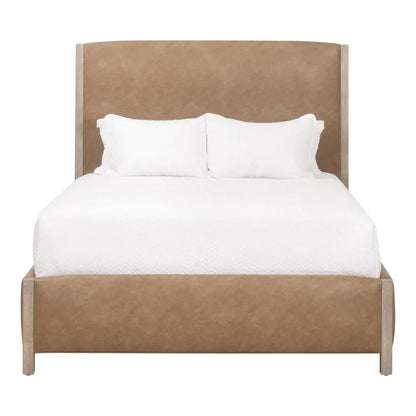 Emmett Vegan Leather Modern Bed - LOOMLAN - Essentials For Living - Beds