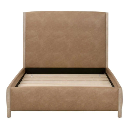 Emmett Vegan Leather Modern Bed - LOOMLAN - Essentials For Living - Beds