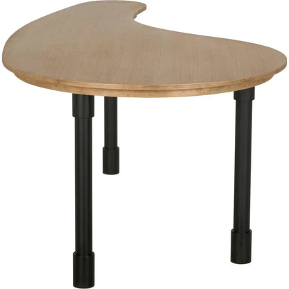 Emory Wood and Steel Desk-Home Office Desks-Noir-LOOMLAN