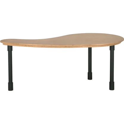 Emory Wood and Steel Desk-Home Office Desks-Noir-LOOMLAN