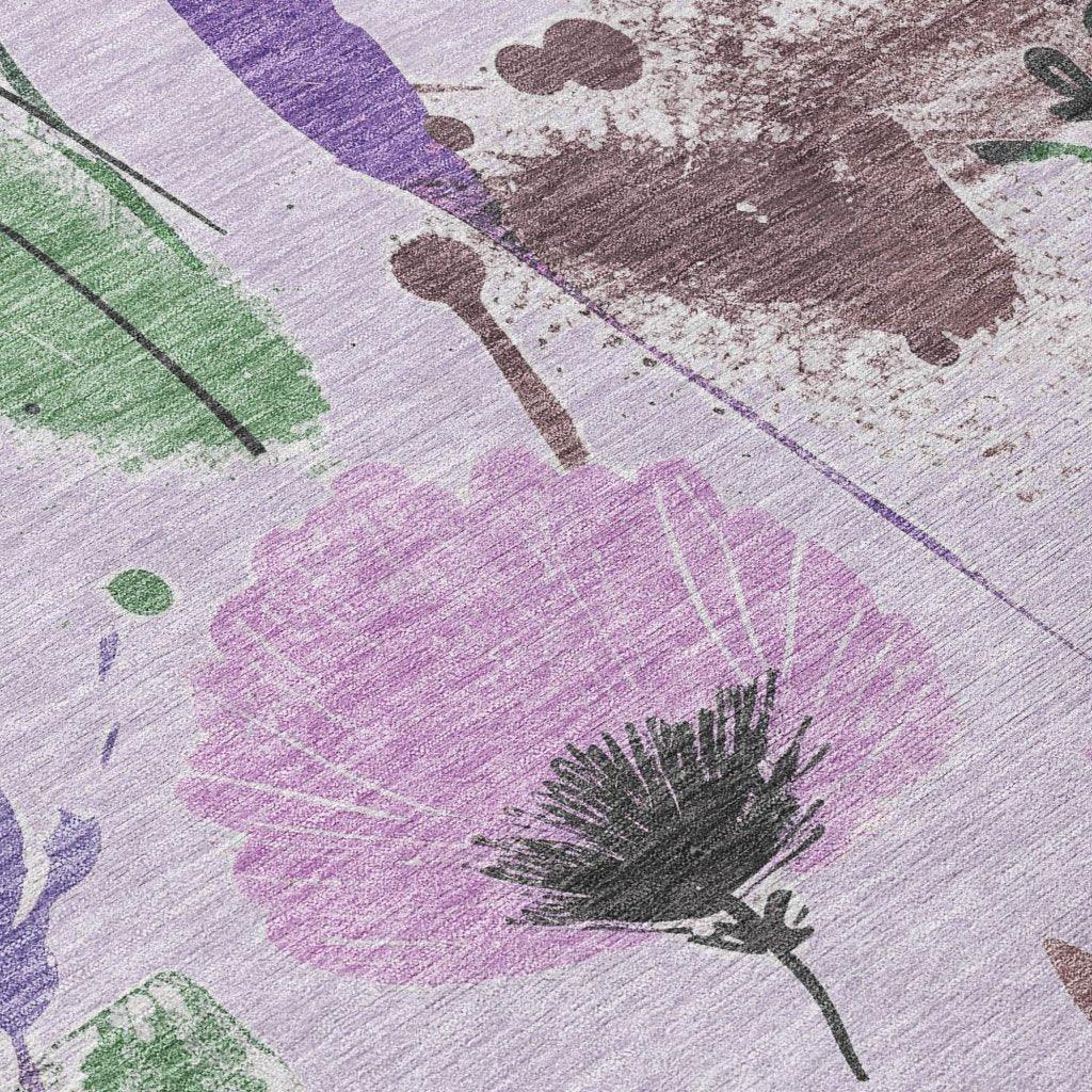 Emperesse Purple Washable Indoor - Outdoor Rug - LOOMLAN - LOOMLAN Rugs - Outdoor Rugs