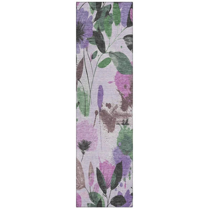 Emperesse Purple Washable Indoor - Outdoor Rug - LOOMLAN - LOOMLAN Rugs - Outdoor Rugs