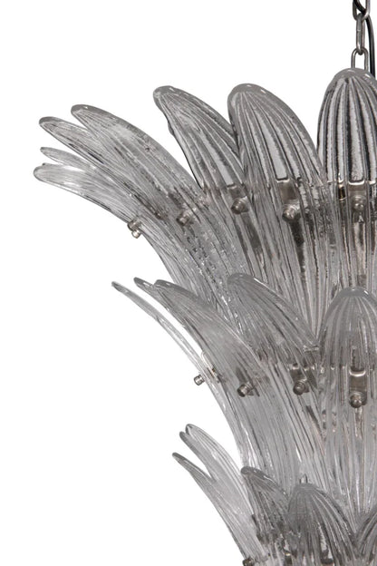 Emperor Industrial Steel Framed Glass Chandelier - LOOMLAN - Noir - Chandeliers