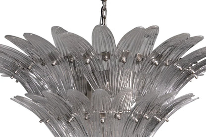 Emperor Industrial Steel Framed Glass Chandelier - LOOMLAN - Noir - Chandeliers