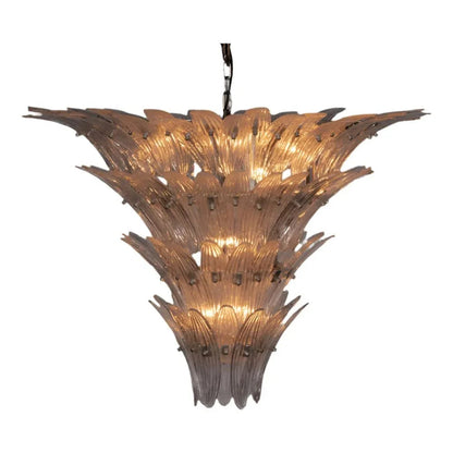 Emperor Industrial Steel Framed Glass Chandelier - LOOMLAN - Noir - Chandeliers