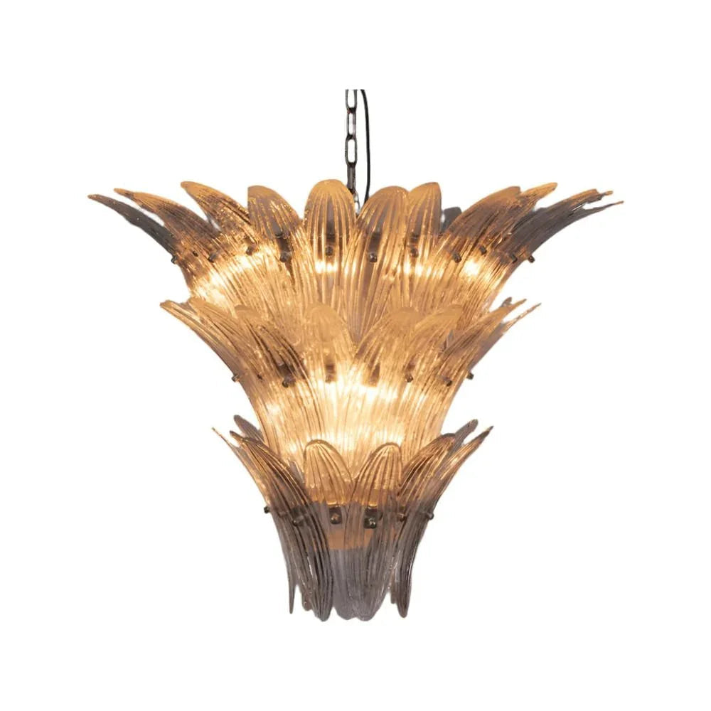 Emperor Industrial Steel Framed Glass Chandelier - LOOMLAN - Noir - Chandeliers