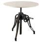 Emslie Marble Top Round Dining Table-Dining Tables-Mercana-LOOMLAN