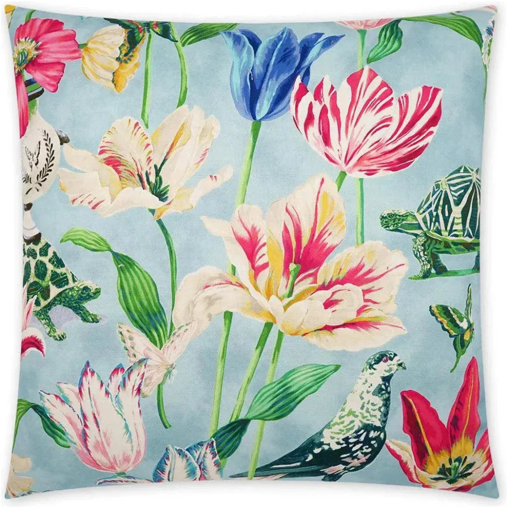 Enchanted Floral Fuchsia Large Throw Pillow Insert - LOOMLAN - D.V. Kap - Throw Pillows