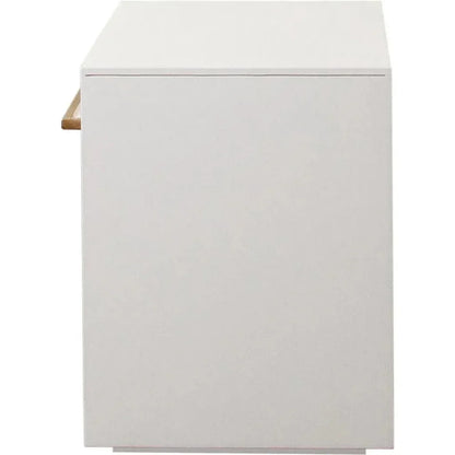 Encore Solid Wood 1 - Drawer End Table White - LOOMLAN - Diamond Sofa - Side Tables