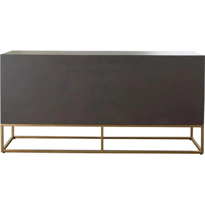 Encore Solid Wood 3 - Door Sideboard in Grey - LOOMLAN - Diamond Sofa - Sideboards