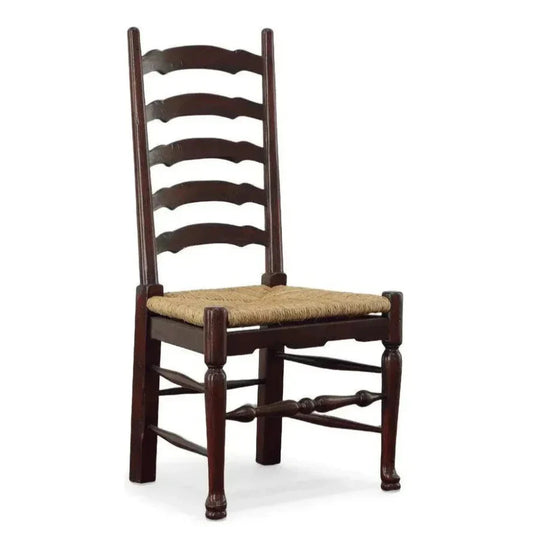 English Country Ladderback Side Chair 2PC - LOOMLAN - Furniture Classics - Dining Chairs