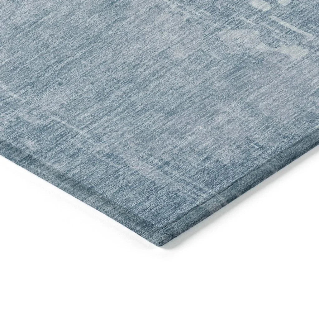 Enoa Blue Washable Indoor - Outdoor Rug - LOOMLAN - LOOMLAN Rugs - Outdoor Rugs