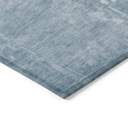 Enoa Blue Washable Indoor - Outdoor Rug - LOOMLAN - LOOMLAN Rugs - Outdoor Rugs
