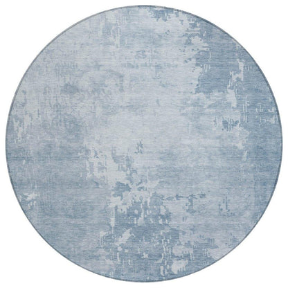 Enoa Blue Washable Indoor - Outdoor Rug - LOOMLAN - LOOMLAN Rugs - Outdoor Rugs