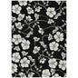 Ensa Black Washable Indoor-Outdoor Rug-Outdoor Rugs-LOOMLAN Rugs-2'6" x 3'10"-LOOMLAN