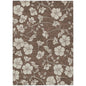 Ensa Brown Washable Indoor-Outdoor Rug-Outdoor Rugs-LOOMLAN Rugs-2'6" x 3'10"-LOOMLAN