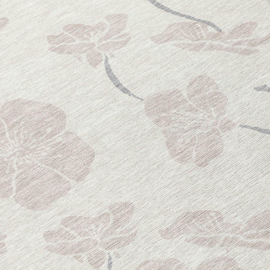 Ensa Ivory Washable Indoor-Outdoor Rug-Outdoor Rugs-LOOMLAN Rugs-LOOMLAN