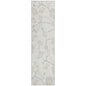 Ensa Ivory Washable Indoor-Outdoor Rug-Outdoor Rugs-LOOMLAN Rugs-2'3" x 7'6"-LOOMLAN