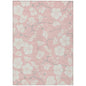 Ensa Pink Washable Indoor-Outdoor Rug-Outdoor Rugs-LOOMLAN Rugs-2'6" x 3'10"-LOOMLAN