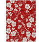 Ensa Red Washable Indoor-Outdoor Rug-Outdoor Rugs-LOOMLAN Rugs-2'6" x 3'10"-LOOMLAN