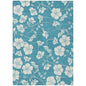 Ensa Teal Washable Indoor-Outdoor Rug-Outdoor Rugs-LOOMLAN Rugs-2'6" x 3'10"-LOOMLAN