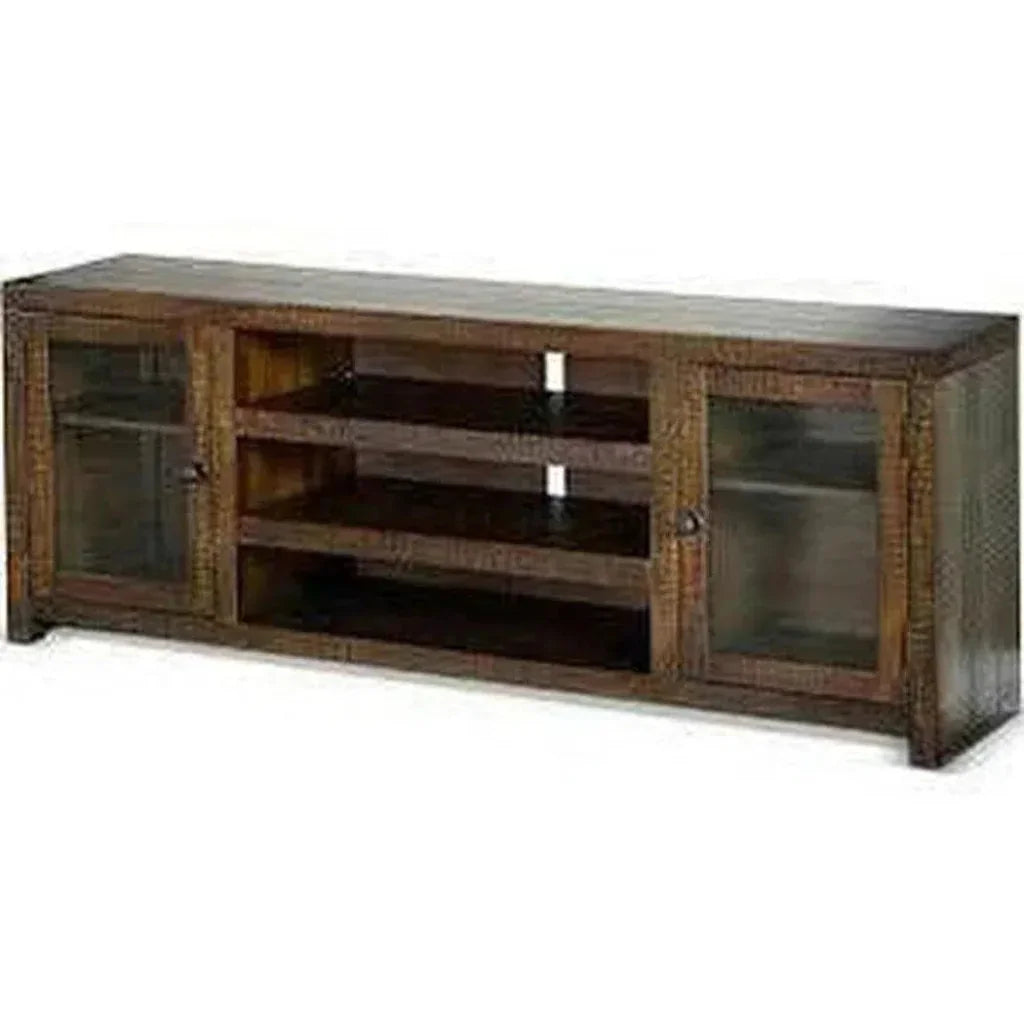 Entertainment Wall Unit For TV Up to 72" With Bookcase-Entertainment Wall Unit-Sunny D-LOOMLAN