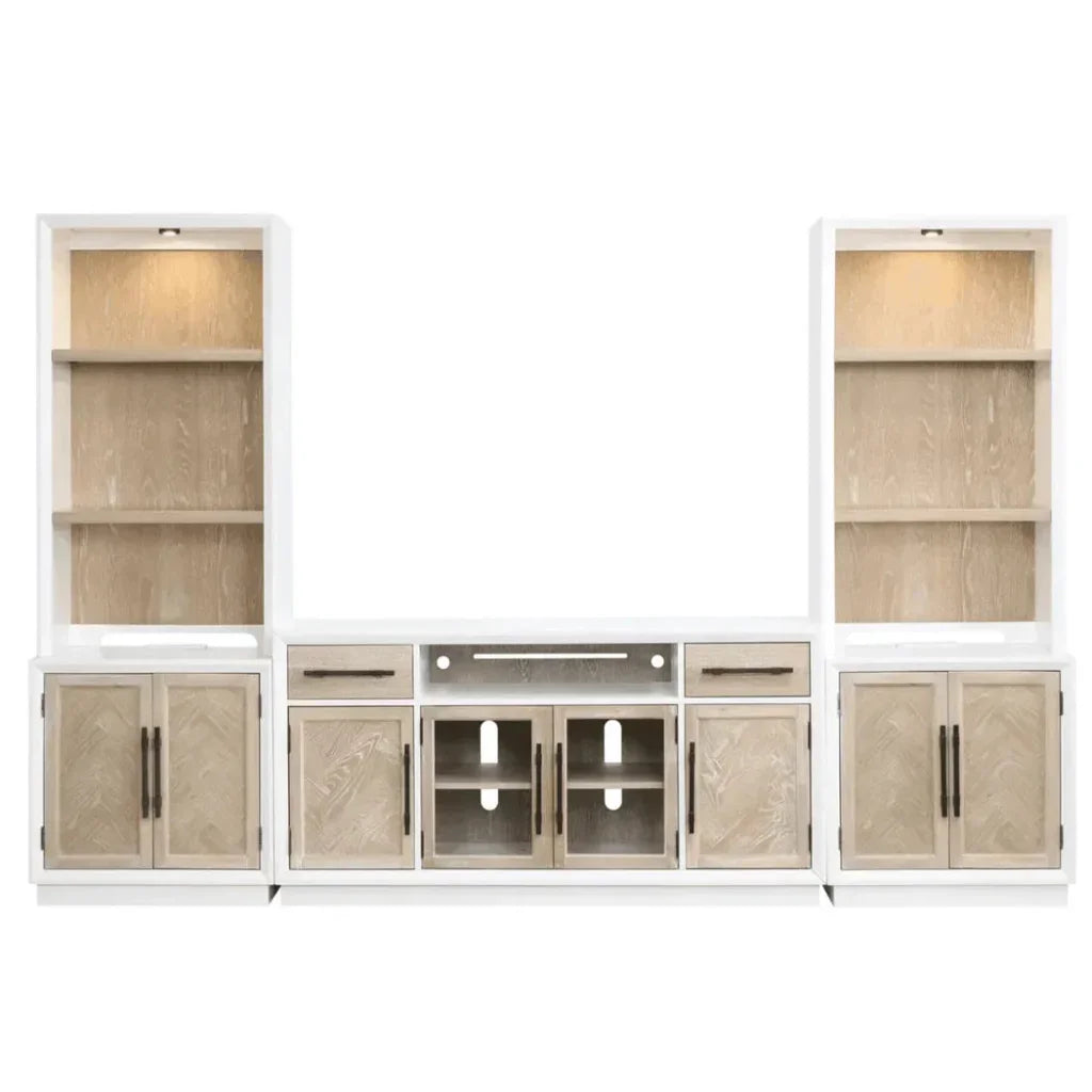 Entertainment Wall Unit Light For TV Up to 60"-Entertainment Wall Unit-Panama Jack-LOOMLAN