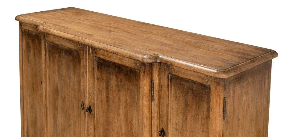 Entree Four Door Wooden Sideboard - LOOMLAN - Sarreid - Sideboards