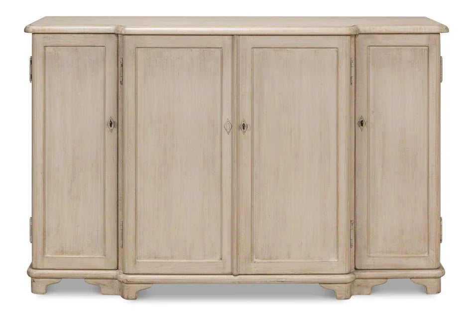 Entree Four Door Wooden Sideboard - LOOMLAN - Sarreid - Sideboards