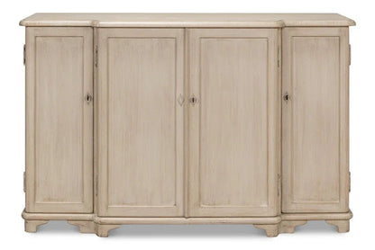 Entree Four Door Wooden Sideboard - LOOMLAN - Sarreid - Sideboards