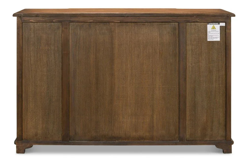 Entree Four Door Wooden Sideboard - LOOMLAN - Sarreid - Sideboards