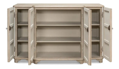 Entree Four Door Wooden Sideboard - LOOMLAN - Sarreid - Sideboards