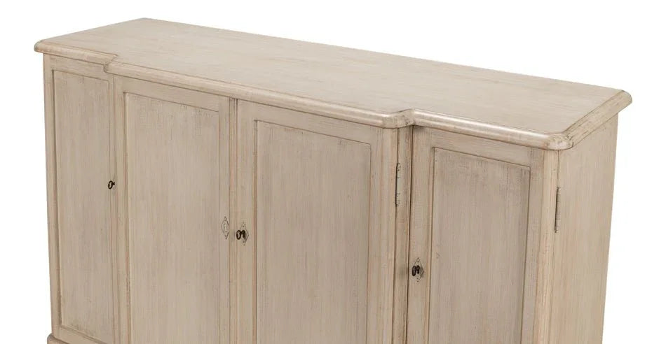 Entree Four Door Wooden Sideboard - LOOMLAN - Sarreid - Sideboards
