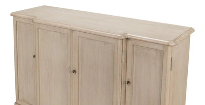 Entree Four Door Wooden Sideboard - LOOMLAN - Sarreid - Sideboards