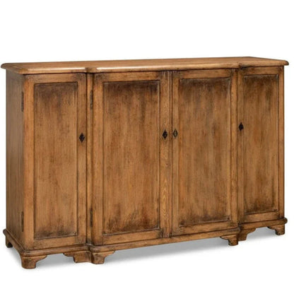 Entree Four Door Wooden Sideboard - LOOMLAN - Sarreid - Sideboards