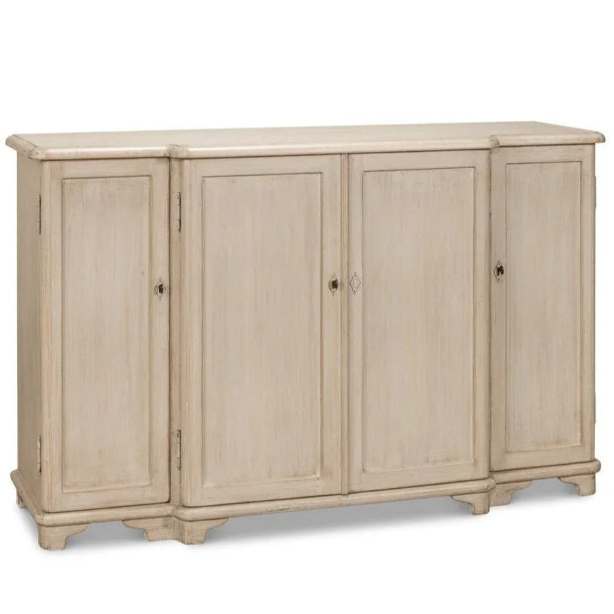 Entree Four Door Wooden Sideboard - LOOMLAN - Sarreid - Sideboards