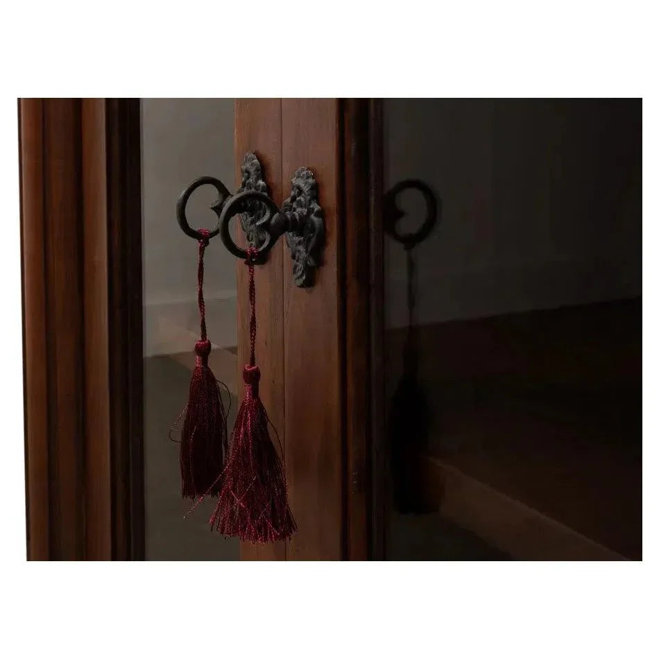 Entryway Slim Dante Hall Cabinet Walnut - LOOMLAN - Sarreid - Bookcases