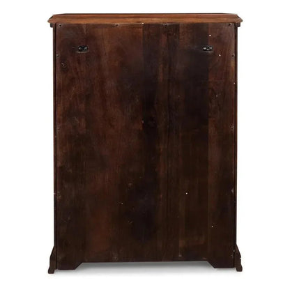 Entryway Slim Dante Hall Cabinet Walnut - LOOMLAN - Sarreid - Bookcases