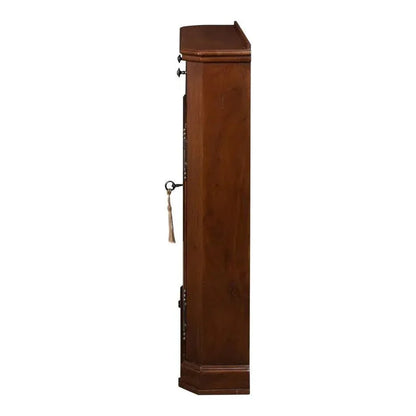 Entryway Slim Dante Hall Cabinet Walnut - LOOMLAN - Sarreid - Bookcases
