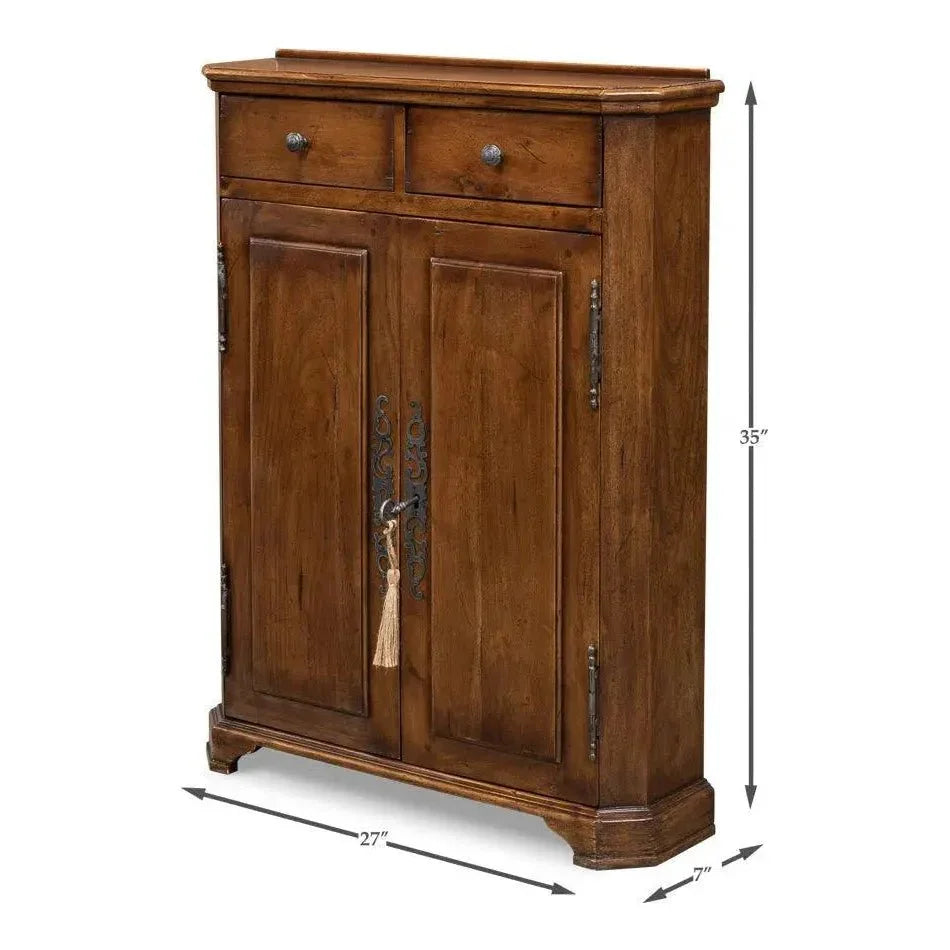 Entryway Slim Innsbruck Cabinet - LOOMLAN - Sarreid - Accent Cabinets