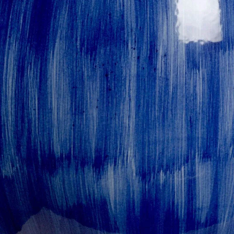 Enzo Blue Glazed Ceramic Table Lamp - LOOMLAN - Wildwood - Table Lamps