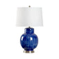 Enzo Blue Glazed Ceramic Table Lamp - LOOMLAN - Wildwood - Table Lamps