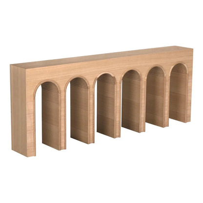 Enzo Rectangular Wooden Console Table