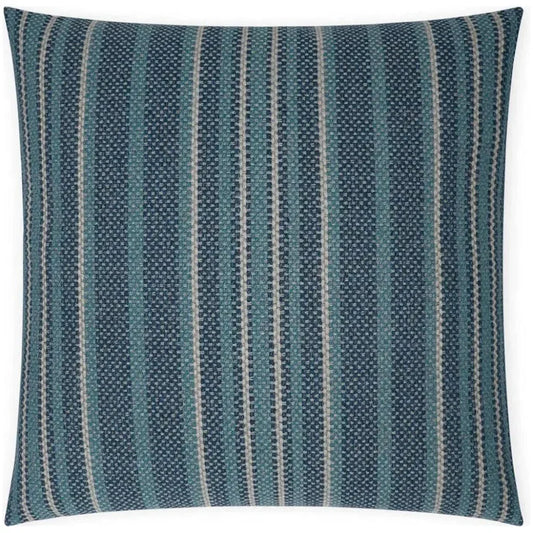 Ernest Blue Stripes Large Throw Pillow Insert - LOOMLAN - D.V. Kap - Throw Pillows
